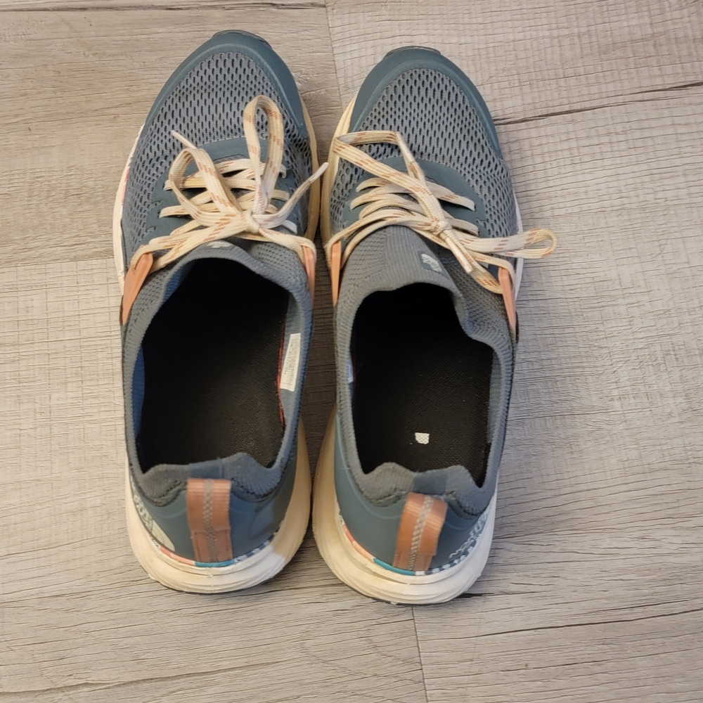 The North Face Blue And Tan Athletic Shoes View 3